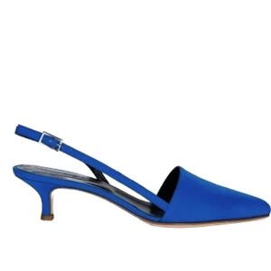Tibi Blue Slingback Heels